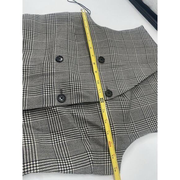 Ralph Lauren Collection Purple Label Wool Dress Double-Breasted Classic Plaid 14 - Picture 7 of 12